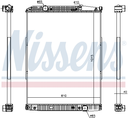 Radiateur Nissens 627910