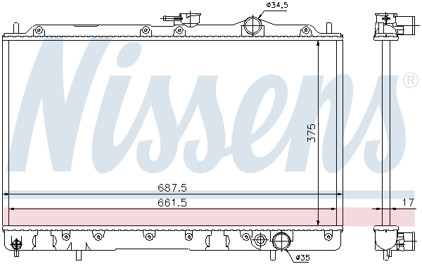 Nissens Radiateur 62830