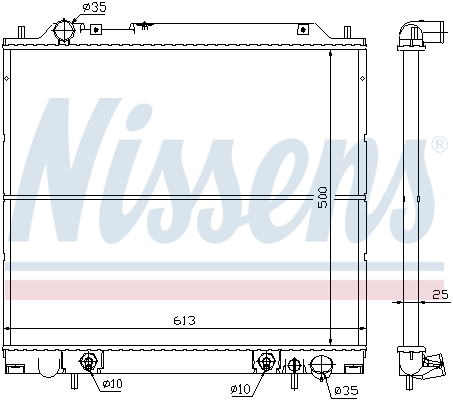 Nissens Radiateur 62855