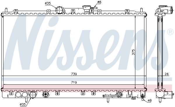 Nissens Radiateur 62869A