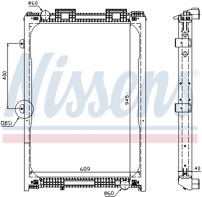 Radiateur Nissens 62870A