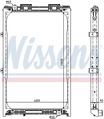 Radiateur Nissens 62872A