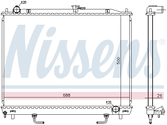 Nissens Radiateur 628959