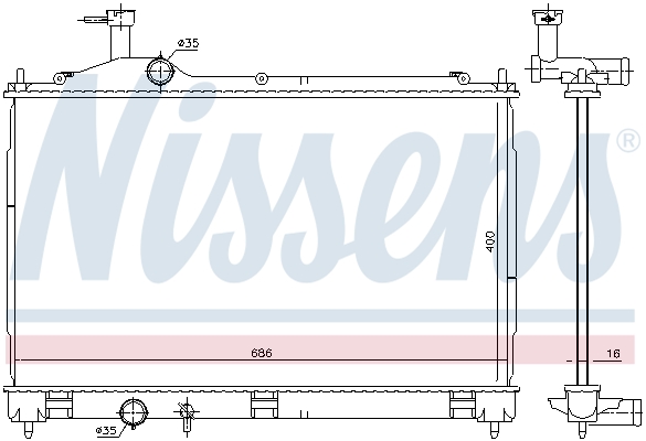 Nissens Radiateur 628967