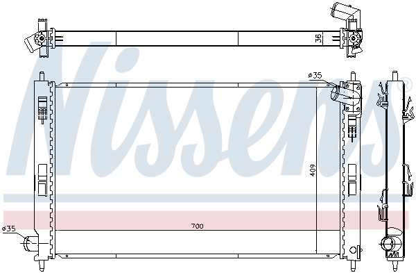 Nissens Radiateur 628969