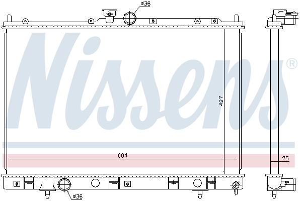 Nissens Radiateur 628972
