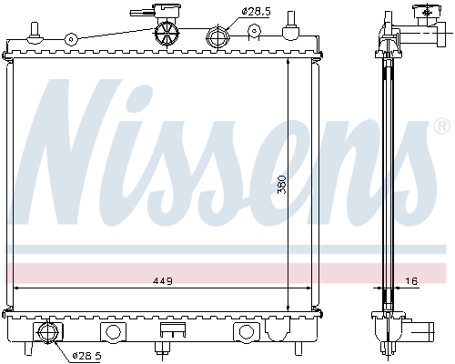 Nissens Radiateur 62902A