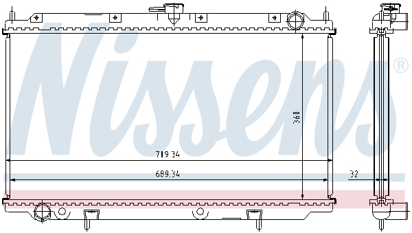 Nissens Radiateur 62923A