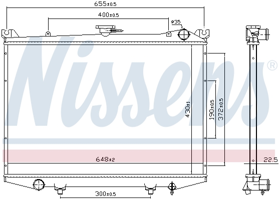 Nissens Radiateur 62988