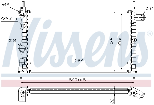 Nissens Radiateur 63050A