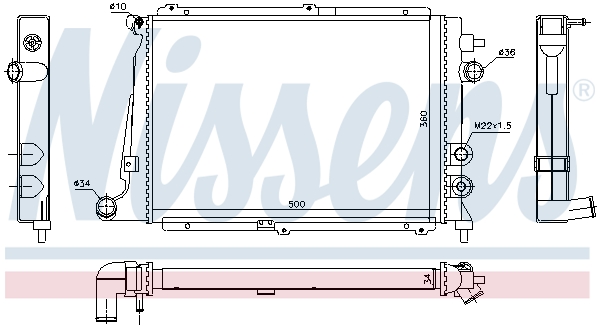 Nissens Radiateur 63057