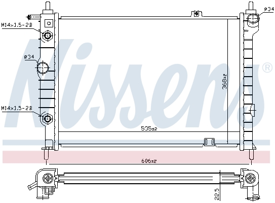 Nissens Radiateur 63061