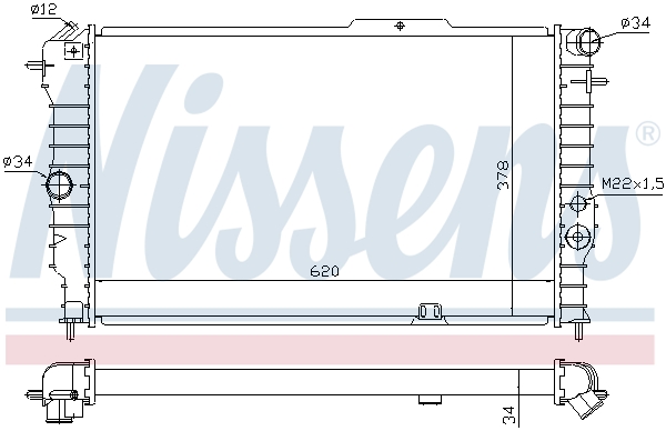 Nissens Radiateur 630631