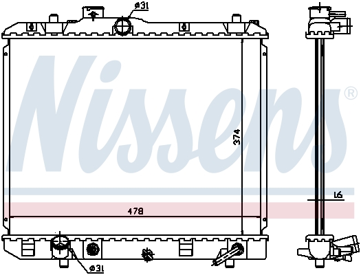 Nissens Radiateur 630706