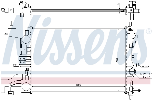 Nissens Radiateur 630727