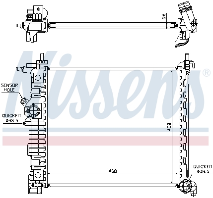 Nissens Radiateur 630735