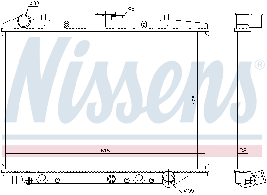 Nissens Radiateur 630754