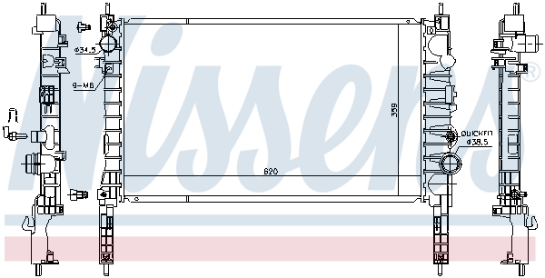 Nissens Radiateur 630774