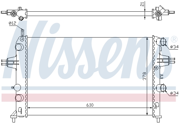 Nissens Radiateur 63091