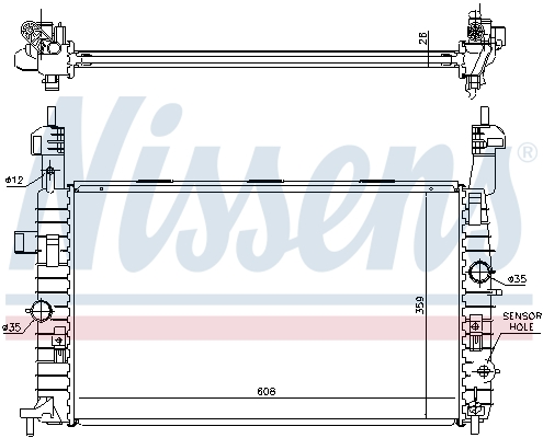 Nissens Radiateur 63096
