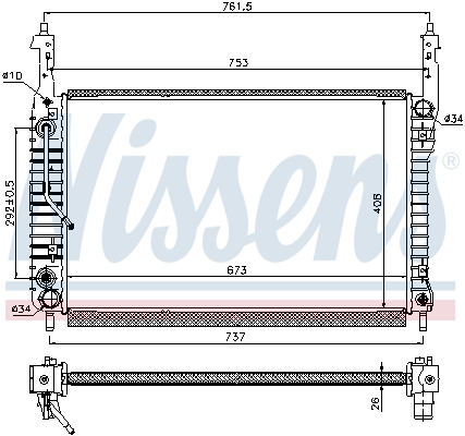Nissens Radiateur 63119