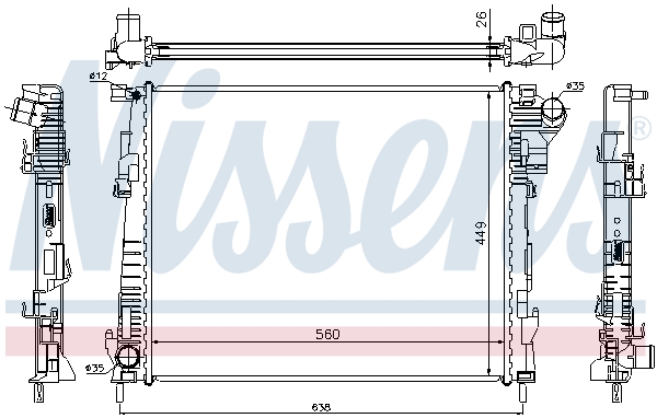 Nissens Radiateur 63122