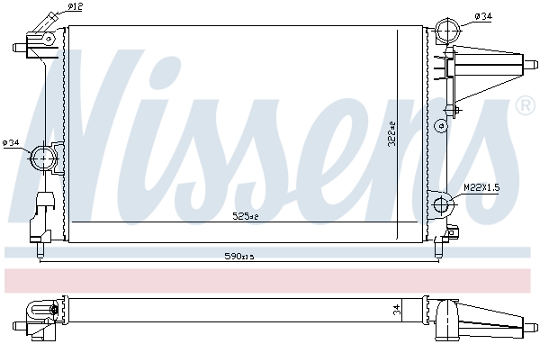 Nissens Radiateur 632231