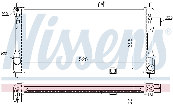 Nissens Radiateur 632421