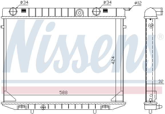 Nissens Radiateur 63245