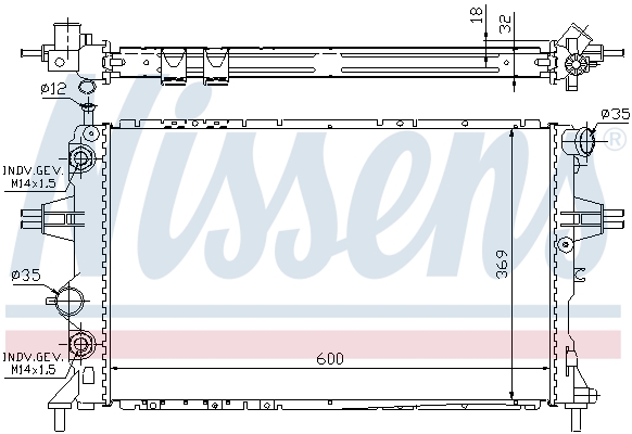 Nissens Radiateur 63247A