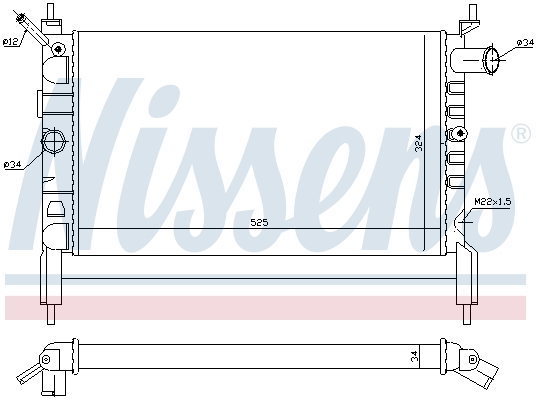 Nissens Radiateur 632761