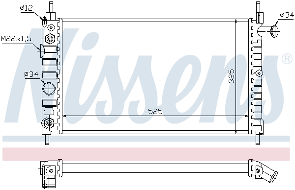 Nissens Radiateur 63282