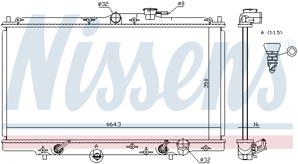 Nissens Radiateur 633141