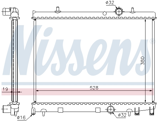 Nissens Radiateur 63504