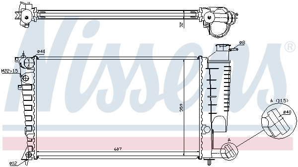 Nissens Radiateur 63512A
