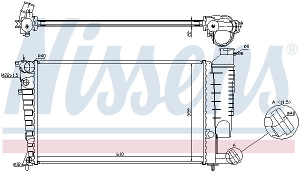 Nissens Radiateur 635181