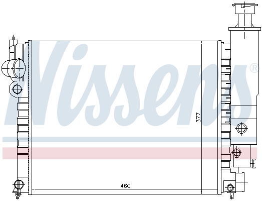 Nissens Radiateur 63524