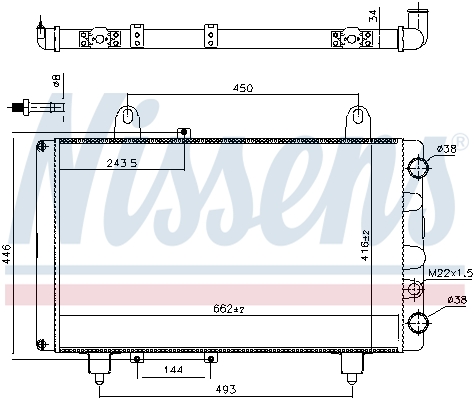 Nissens Radiateur 63561