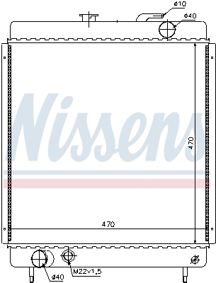 Nissens Radiateur 63562