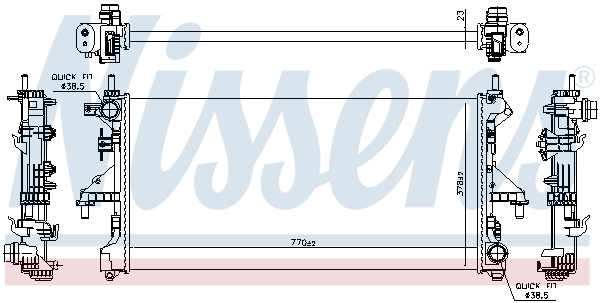 Nissens Radiateur 63568