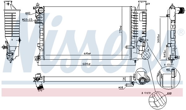 Nissens Radiateur 63578A