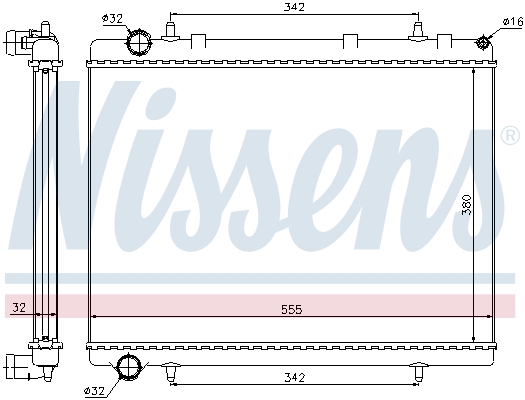 Nissens Radiateur 63601