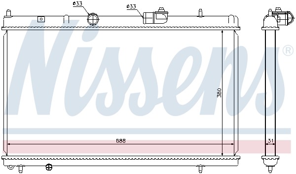 Nissens Radiateur 636013