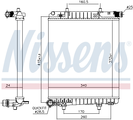 Nissens Radiateur 636016