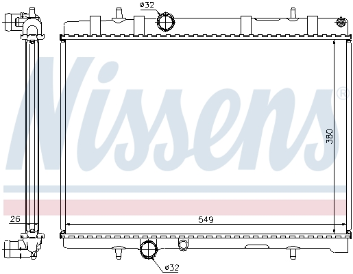 Nissens Radiateur 63605A