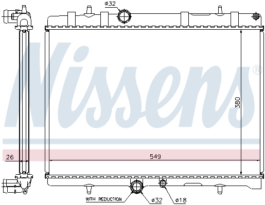 Nissens Radiateur 63607A