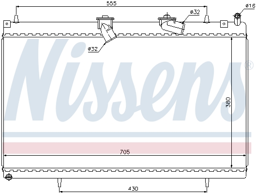 Nissens Radiateur 63619