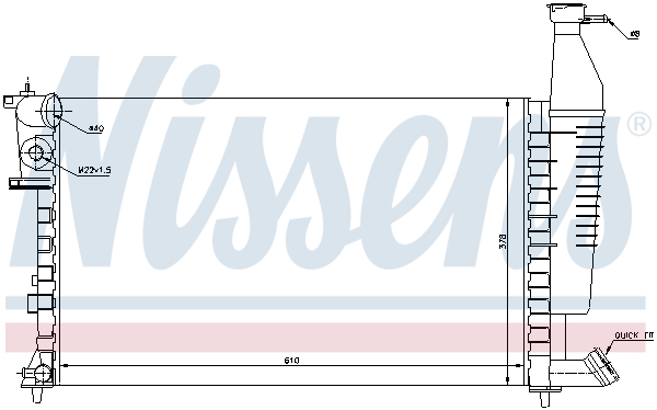 Nissens Radiateur 63716