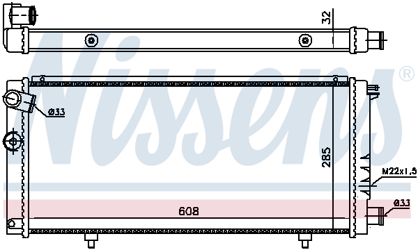 Nissens Radiateur 63729A