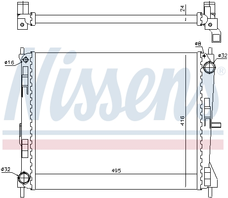 Nissens Radiateur 637605